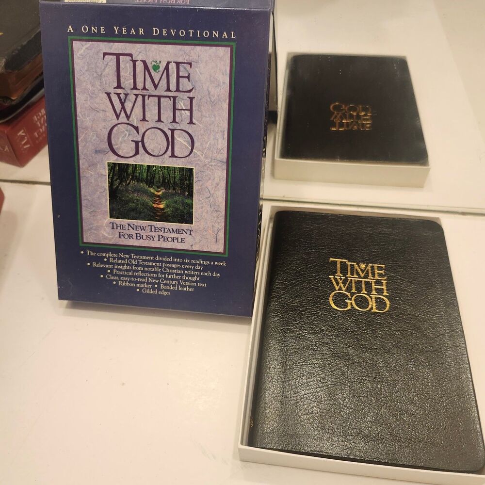 Time With God New Testament Devotional Bible 1991 New Century Version Word